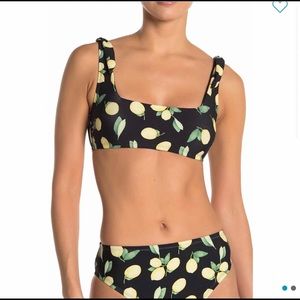 Lemon Print Bikini Set
